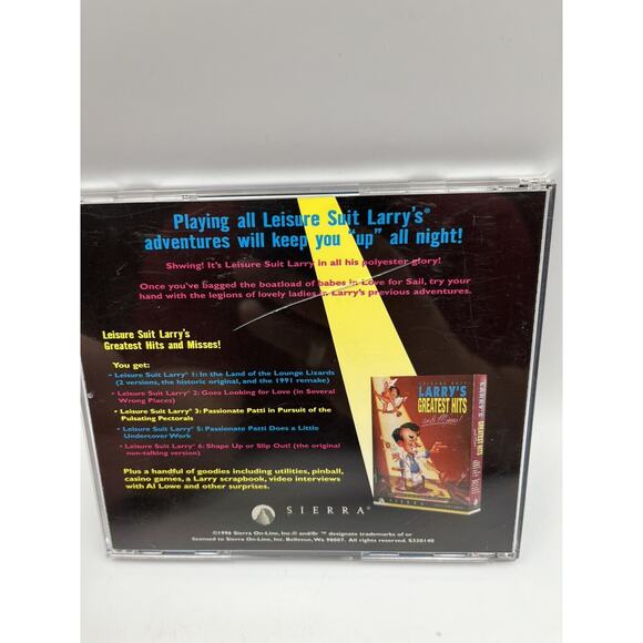 Leisure Suit Larry: Love for Sail (Windows PC) CD Game Disc & Case - Great Shape - Picture 2 of 7